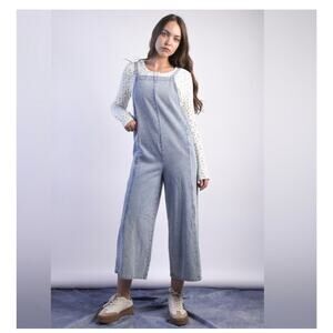 003 Stylish Light Blue Women's Denim Jumpsuit - New In